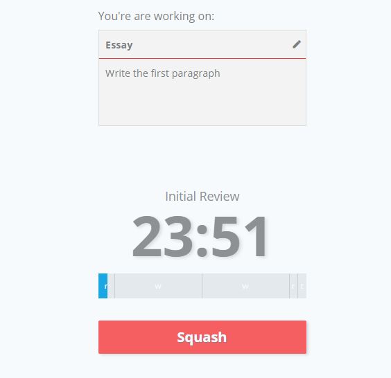 pomodoro clock that can count down 25 minutes