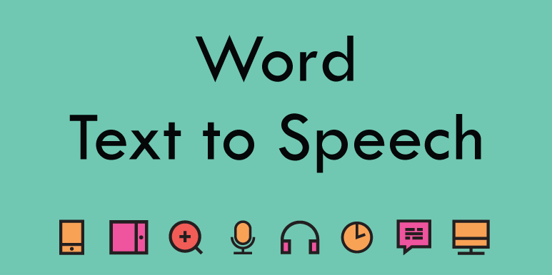 Microsoft Word-Text to Speech