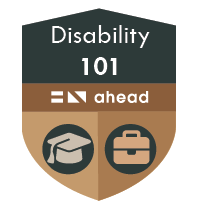 Digital badge for Disability 101