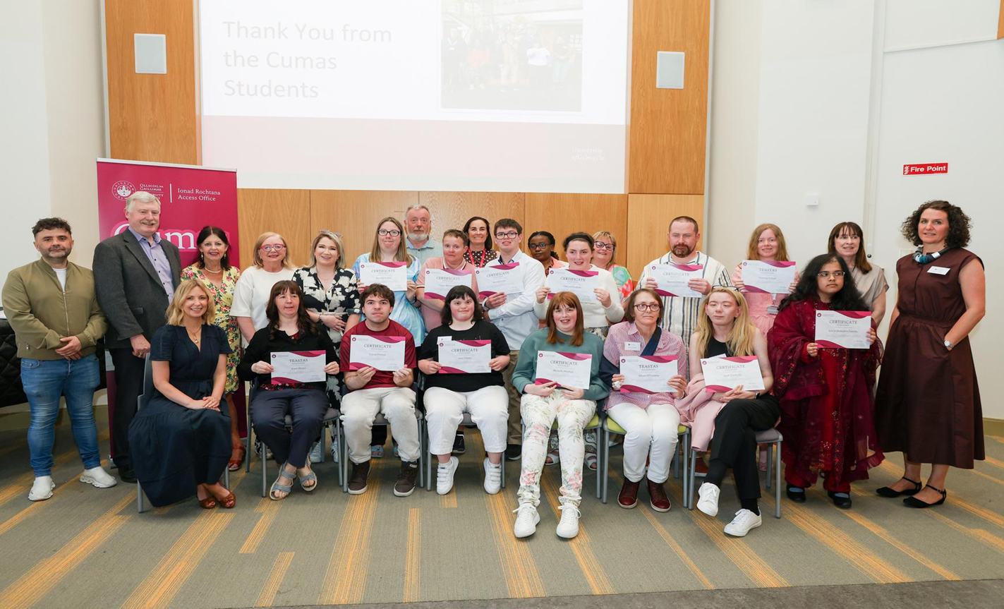 Cumas course end of semester group photo
