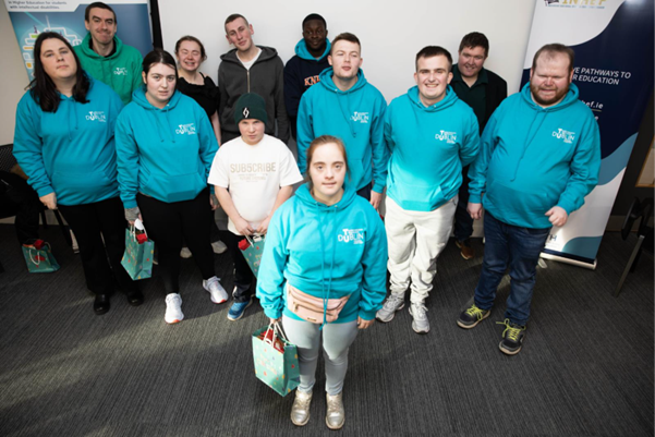 Group picture of Blanchardstown and Tallaght campus students 